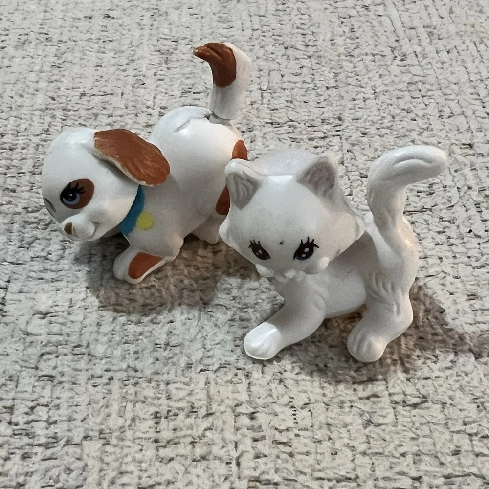 Kenner Littlest Pet Shop Cats Dogs Set of 4 Vintage Figures Toys 1993‎